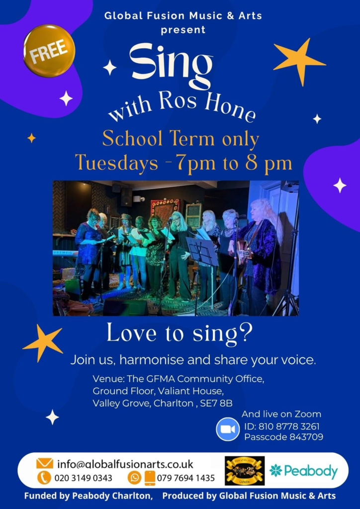 Free Singing workshop